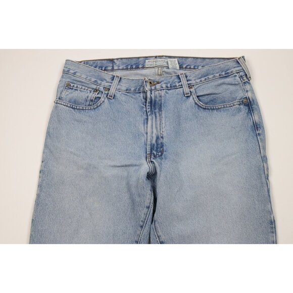 Vtg 90s Y2K Abercrombie & Fitch Womens 12 Babydoll Boy Flare Wide Leg Jeans USA - Picture 2 of 15